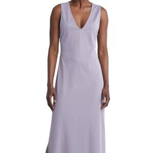 Open Edit Sleeveless Maxi Dress XS Gray Stretch Casual Modal Super Soft